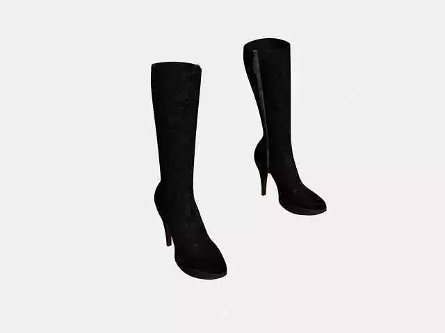 Boots high heeled