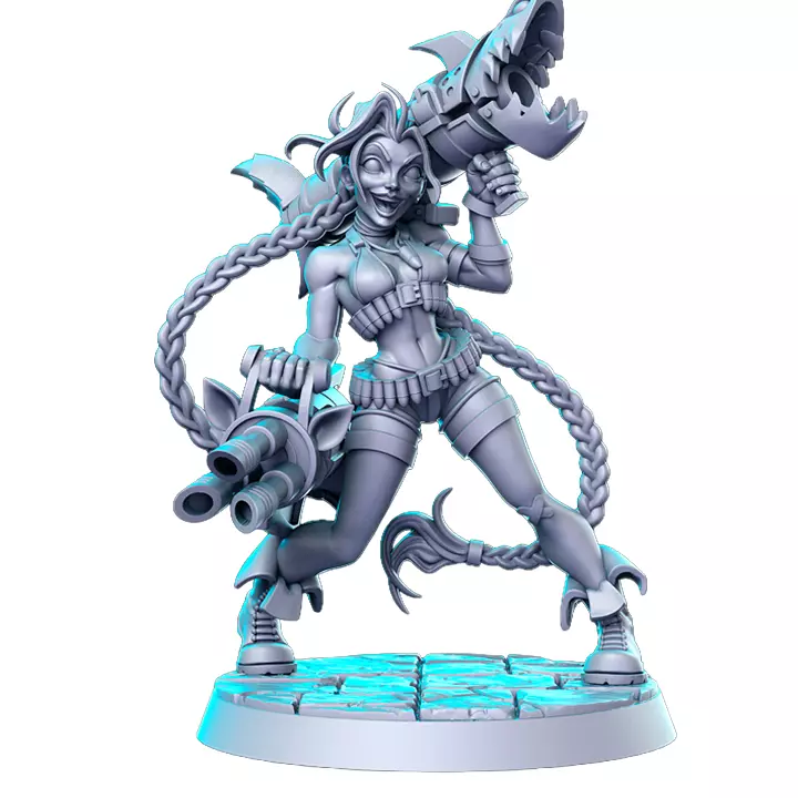 Jinx I - Collectible Hero Figurine 3D print model