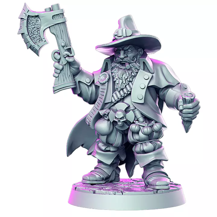 Balur Van Helding IX - Printable Resin Model 3D print model