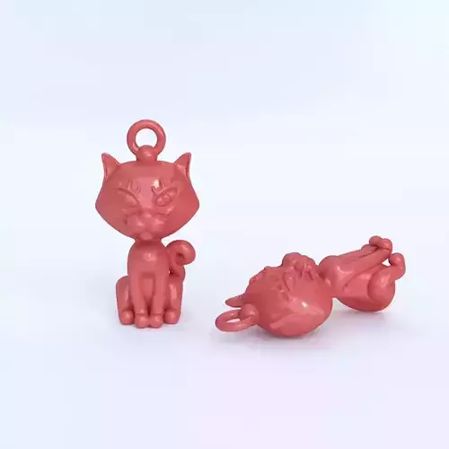 Cat earrings - printer ready