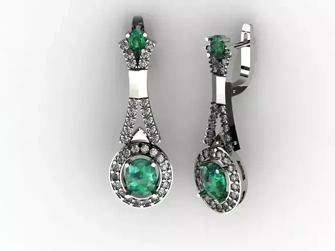 Earrings with Diamonds 0035