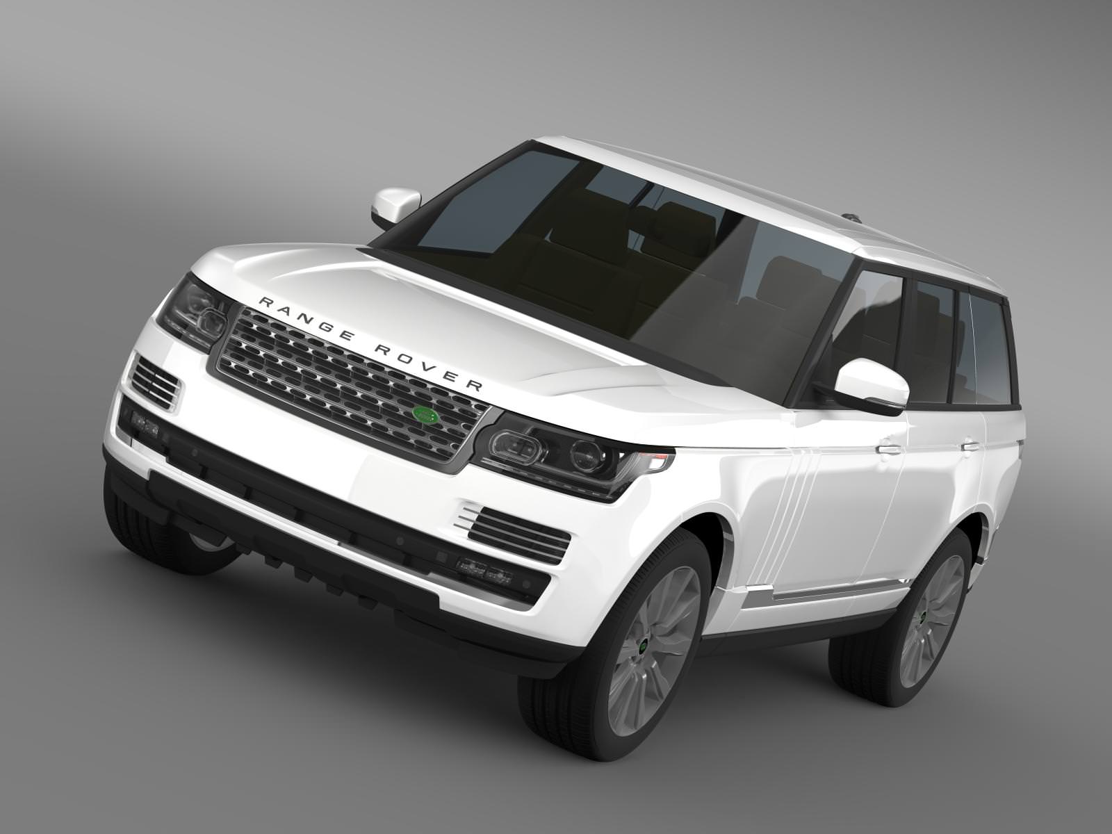 Range Rover Vogue SE SDV8 L405 3D model_2