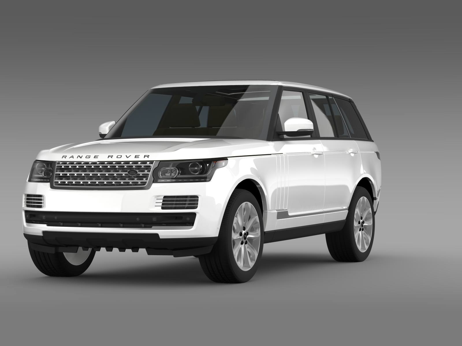 Range Rover Vogue TDV6 L405 3D model_4