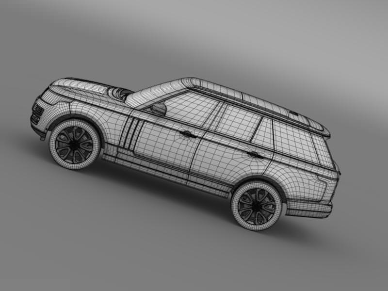 Range Rover Vogue TDV6 L405 3D model_17