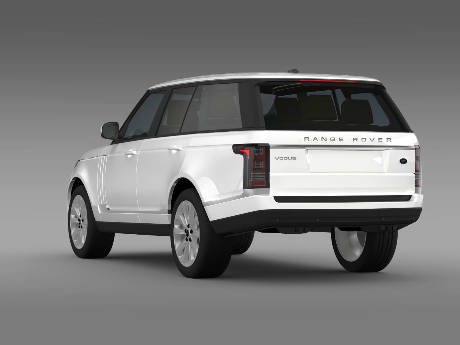 Range Rover Vogue TDV6 L405 3D model_8