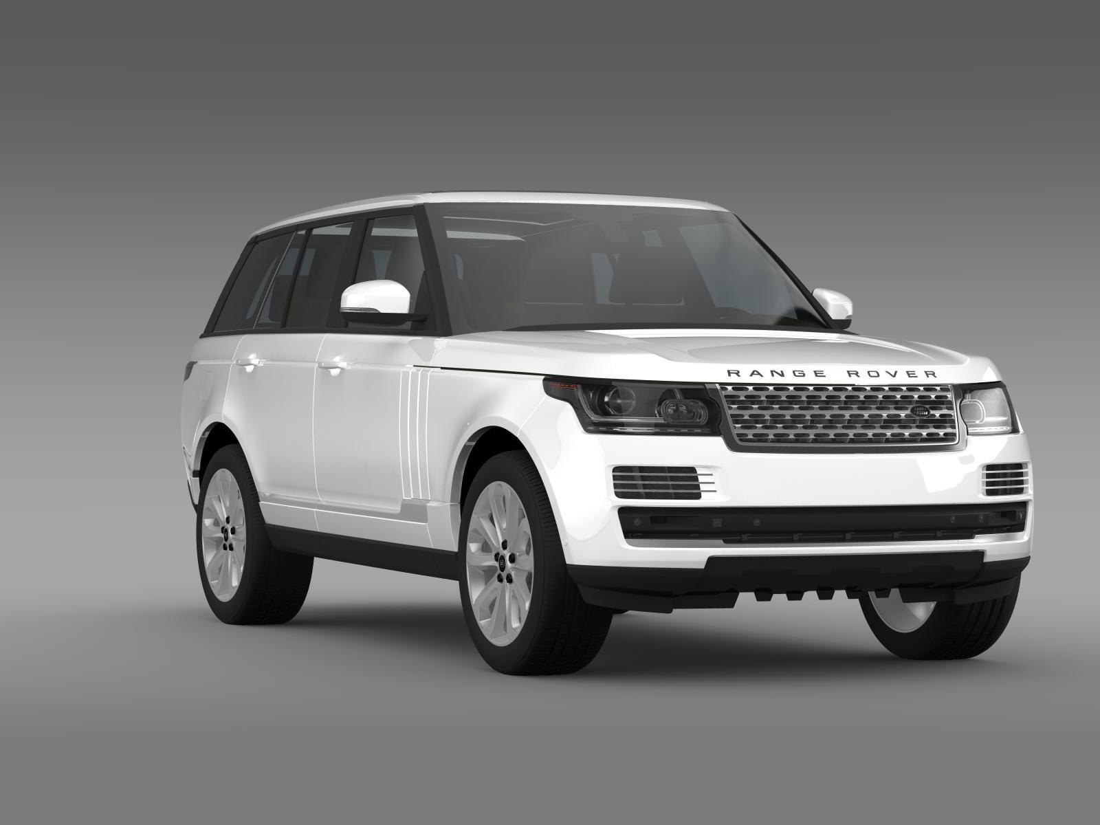 Range Rover Vogue TDV6 L405 3D model_13