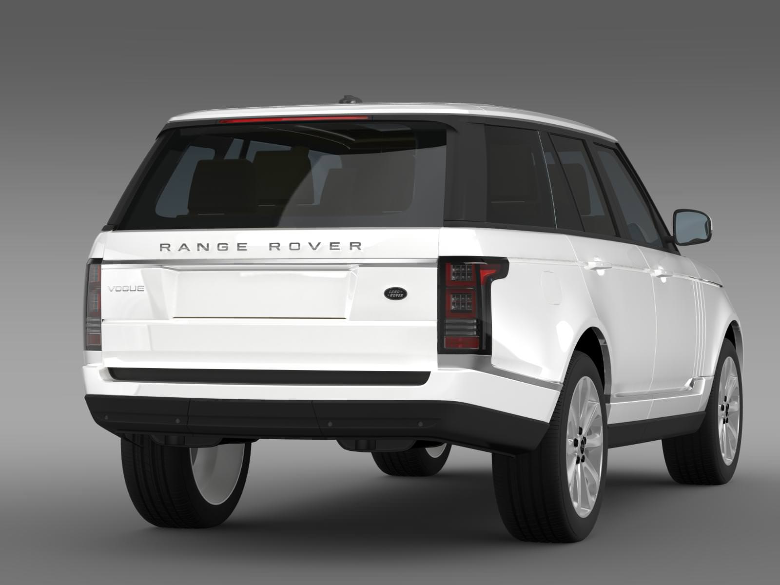 Range Rover Vogue TDV6 L405 3D model_7