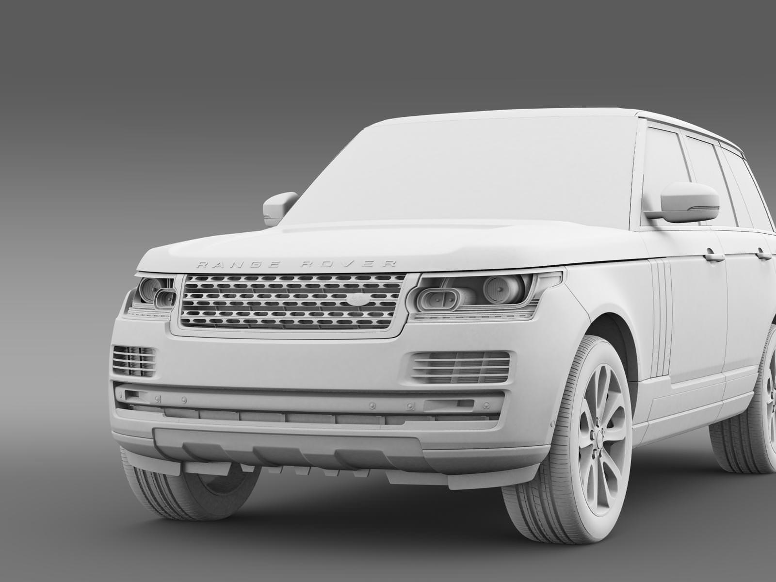 Range Rover Vogue TDV6 L405 3D model_14