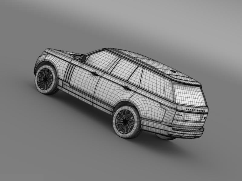 Range Rover Vogue TDV6 L405 3D model_19