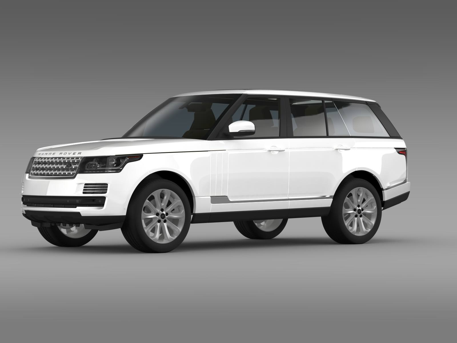 Range Rover Vogue TDV6 L405 3D model_5