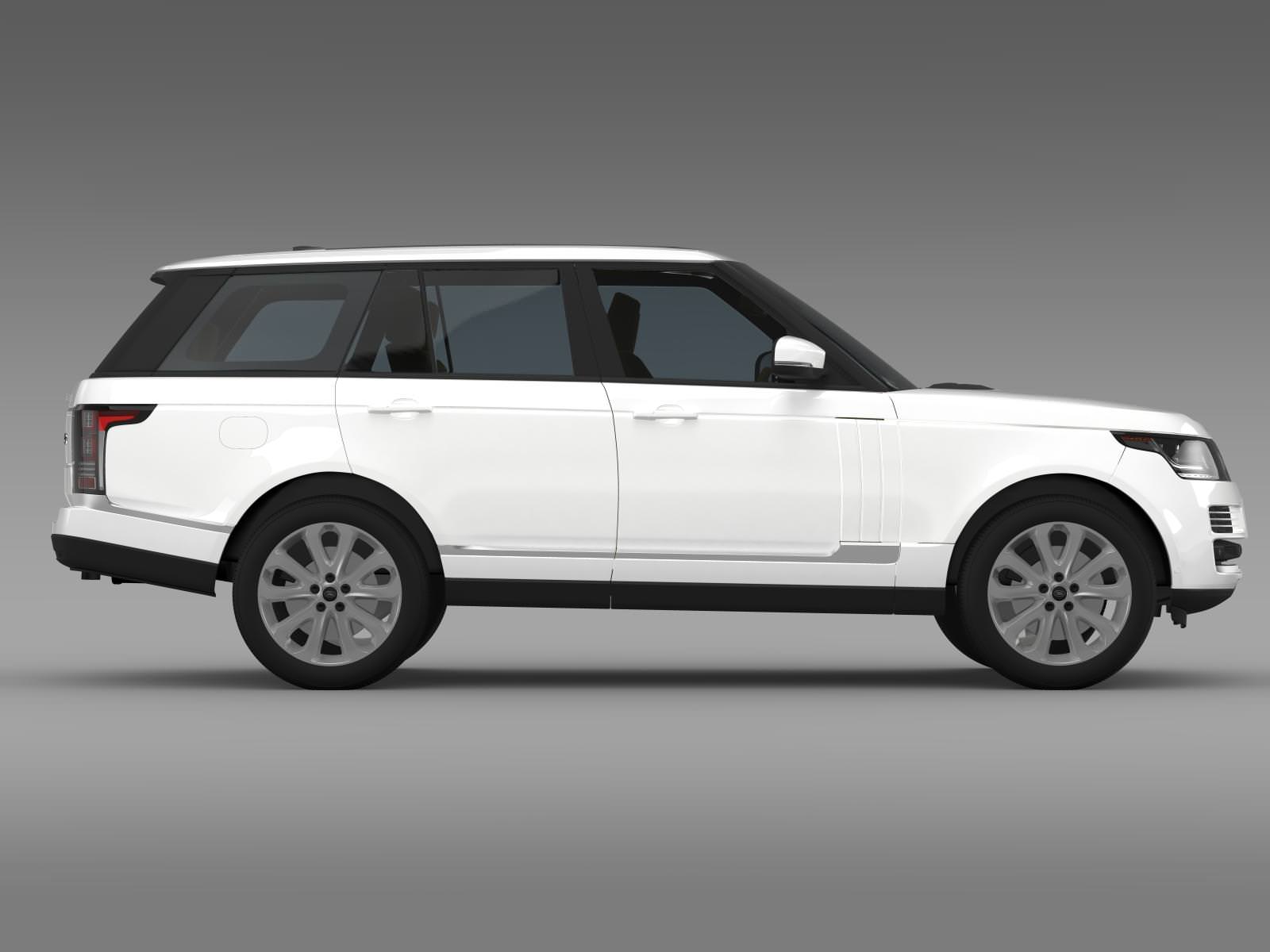 Range Rover Vogue TDV6 L405 3D model_12