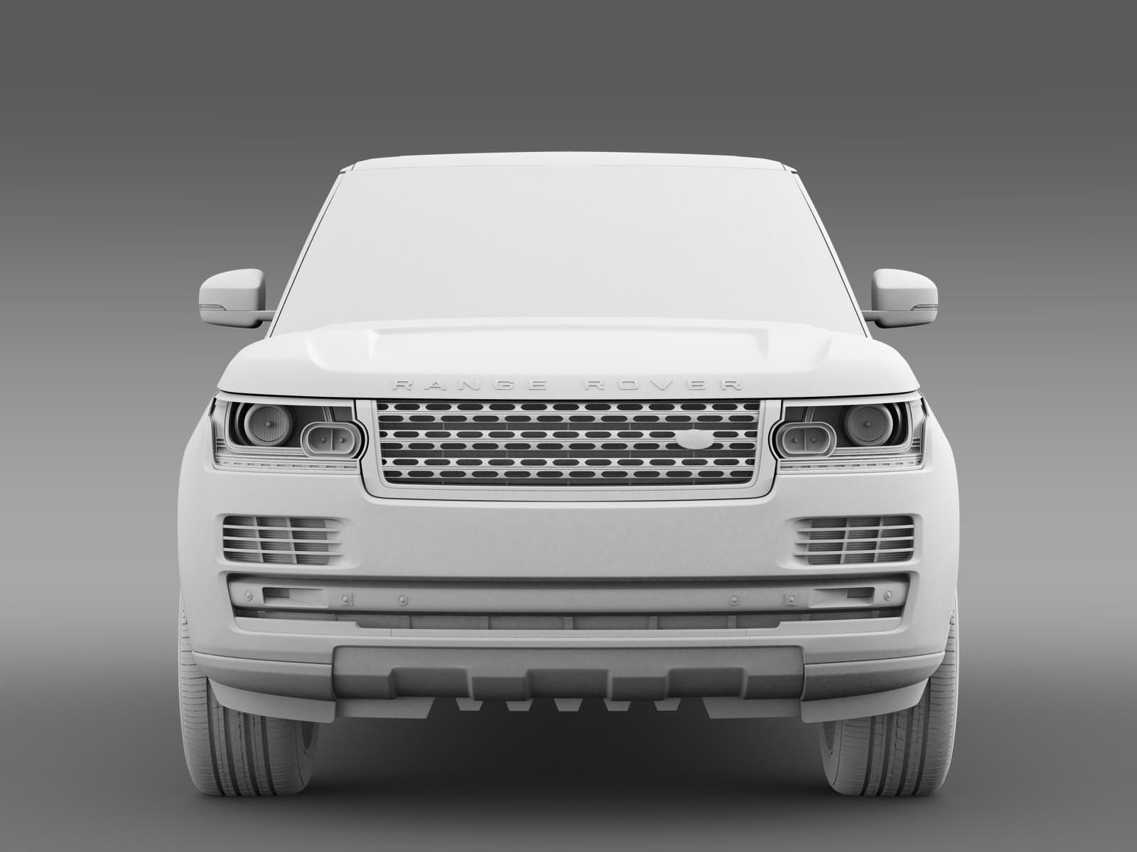 Range Rover Vogue TDV6 L405 3D model_9