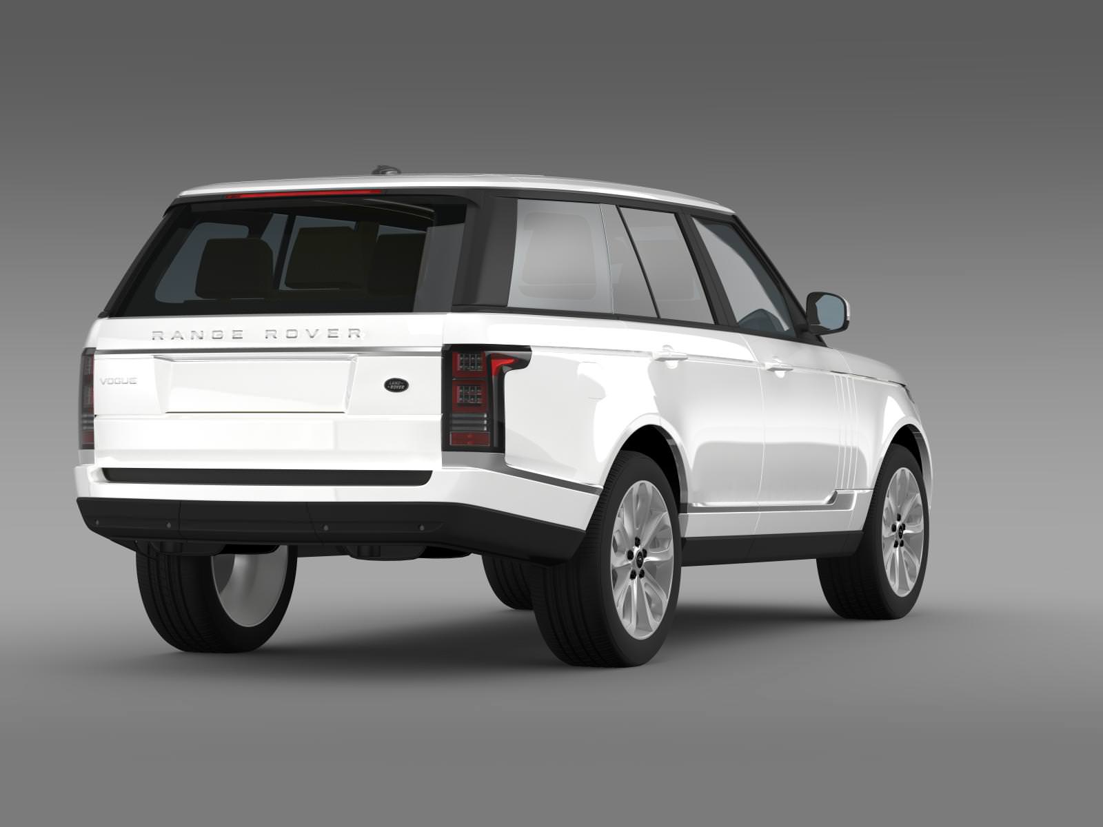Range Rover Vogue TDV6 L405 3D model_10