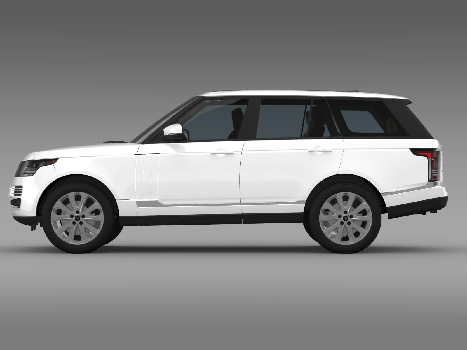 Range Rover Vogue TDV6 L405 3D model_2