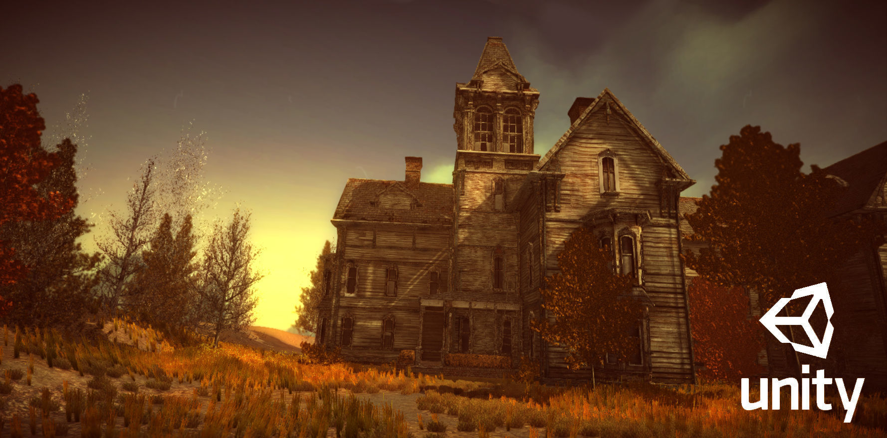 Old Abandoned House 3 Low-poly 3D model_2