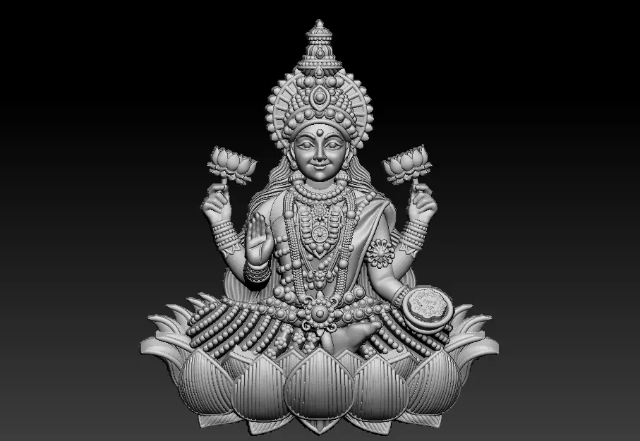Laxmi Mata 3D print model 3D print model