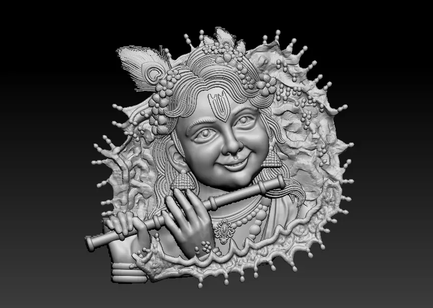 krishna print model 3D print model