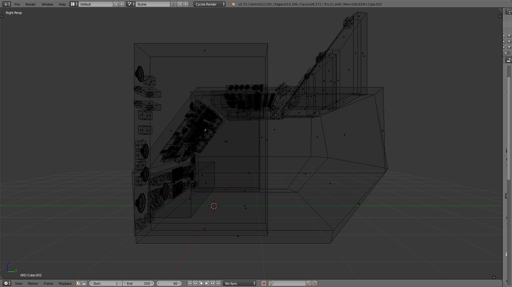 Computer Retro Super Machine PBR Electronics Sci Fi Prop Envir Low-poly 3D model_8