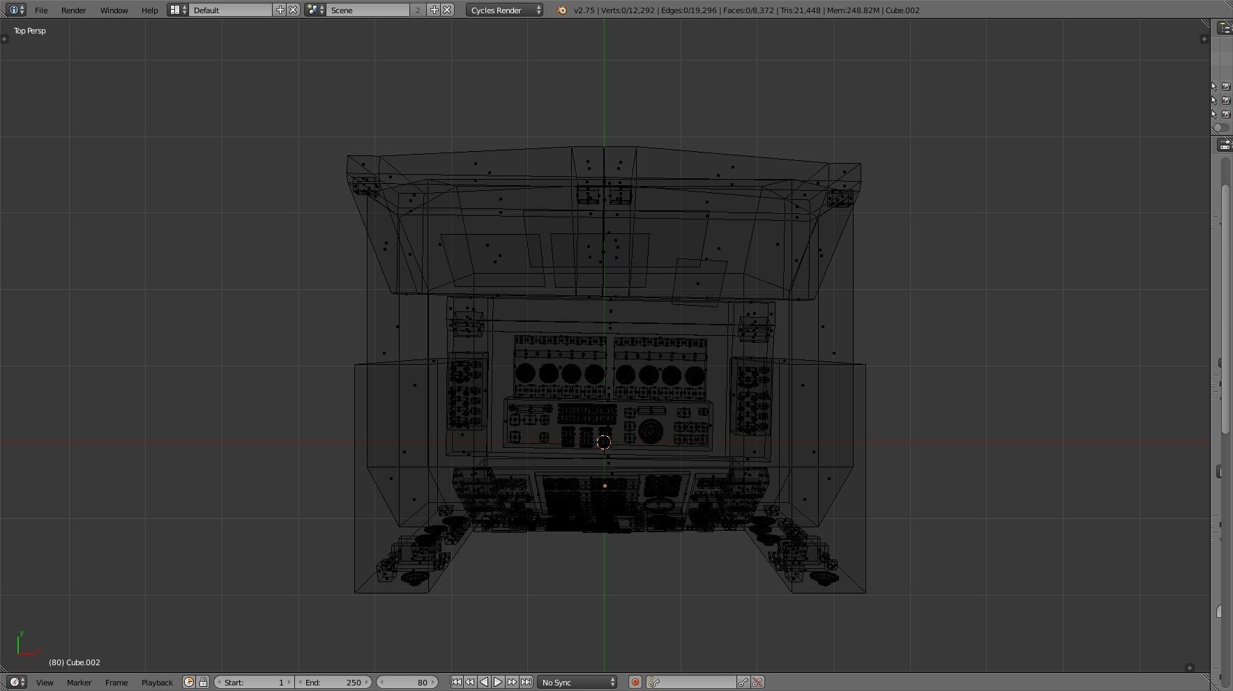 Computer Retro Super Machine PBR Electronics Sci Fi Prop Envir Low-poly 3D model_7