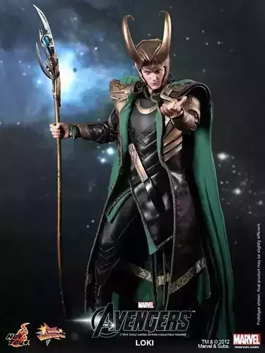 Loki Staff Avengers 3D print model