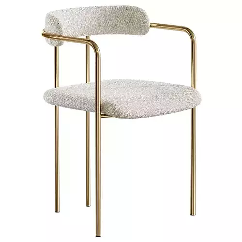 Dining Arm Chair 3D model 5