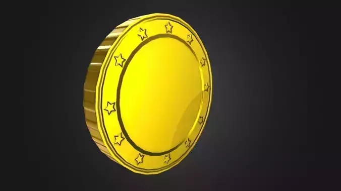 Game-Ready Gold Coin Asset
