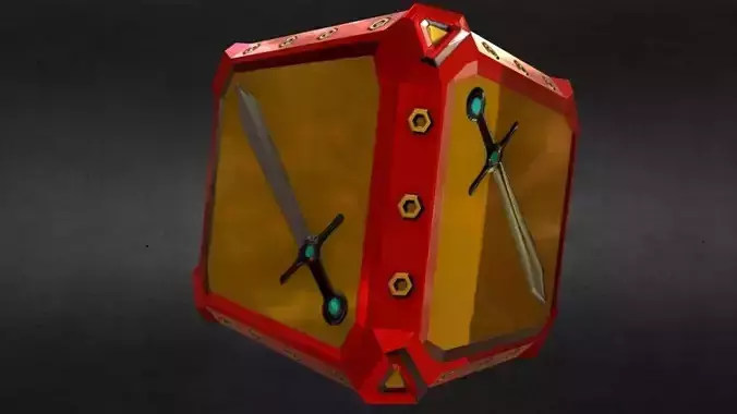 Game-Ready Melee Weapons Supply Crate Asset