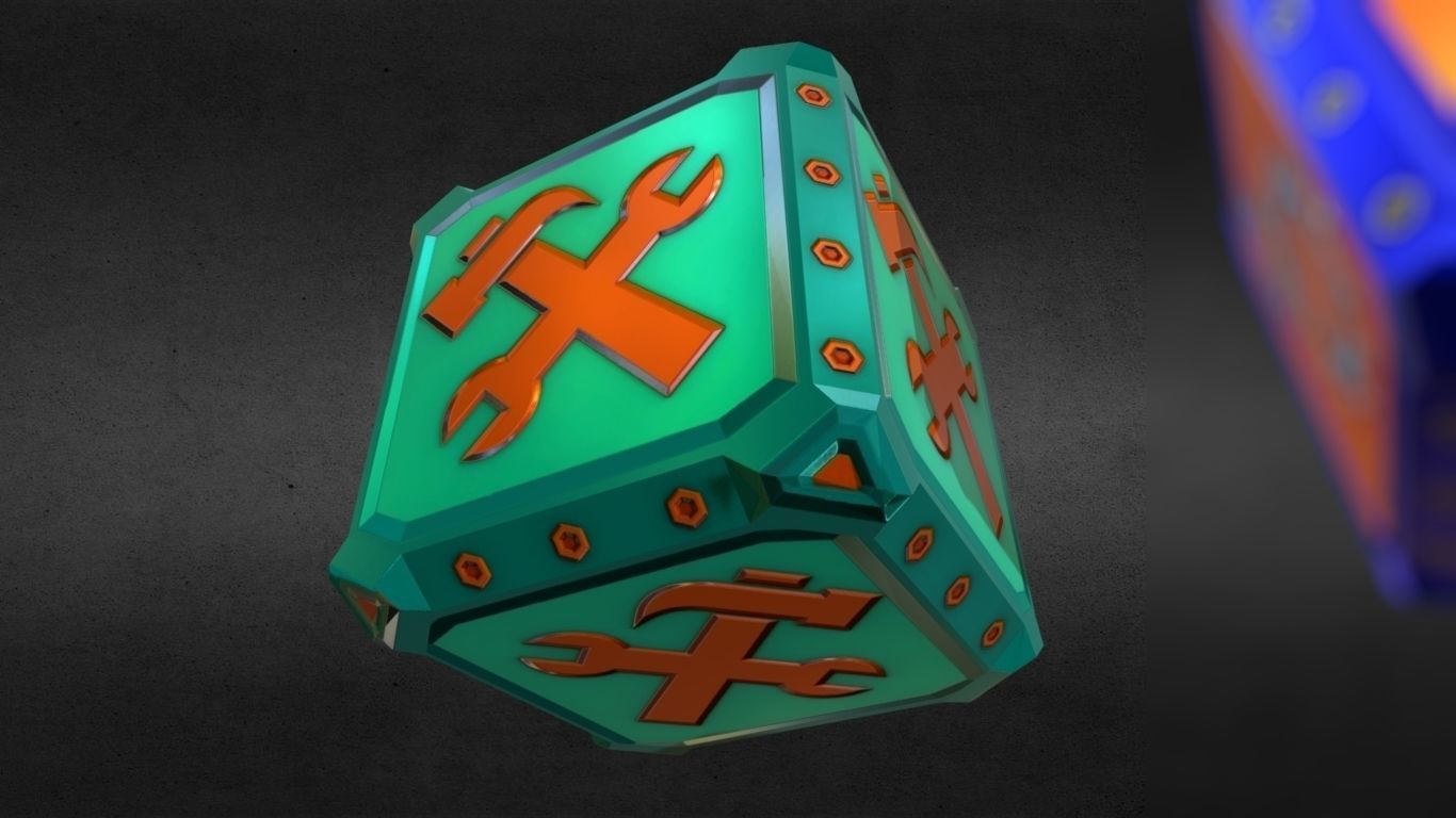 Game-Ready Tools Resource Crate Asset Low-poly 3D model_2