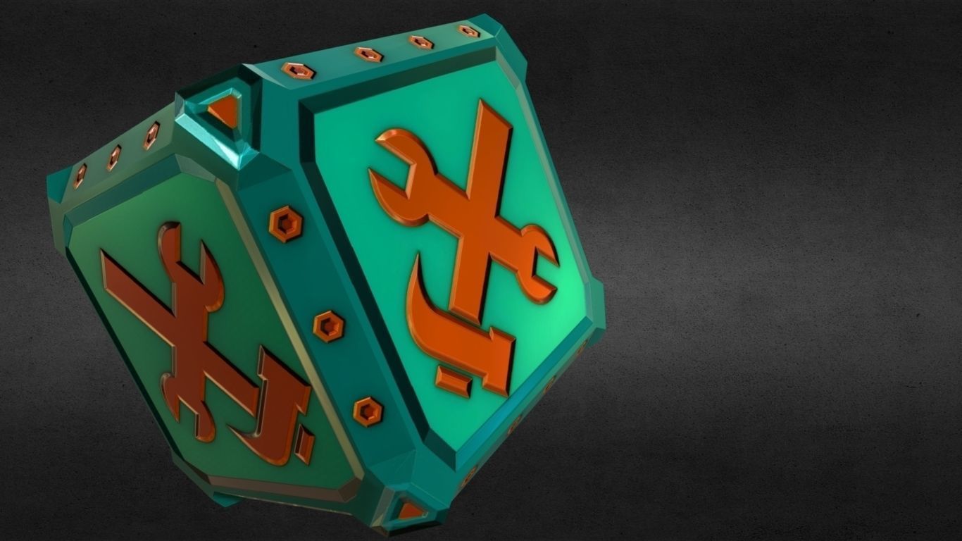 Game-Ready Tools Resource Crate Asset Low-poly 3D model_1