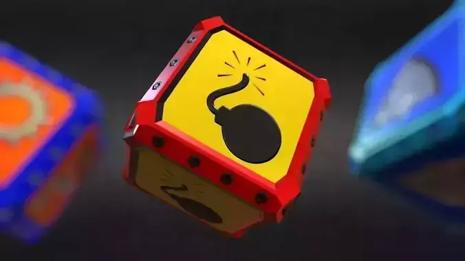 Game-Ready Explosives Resource Crate