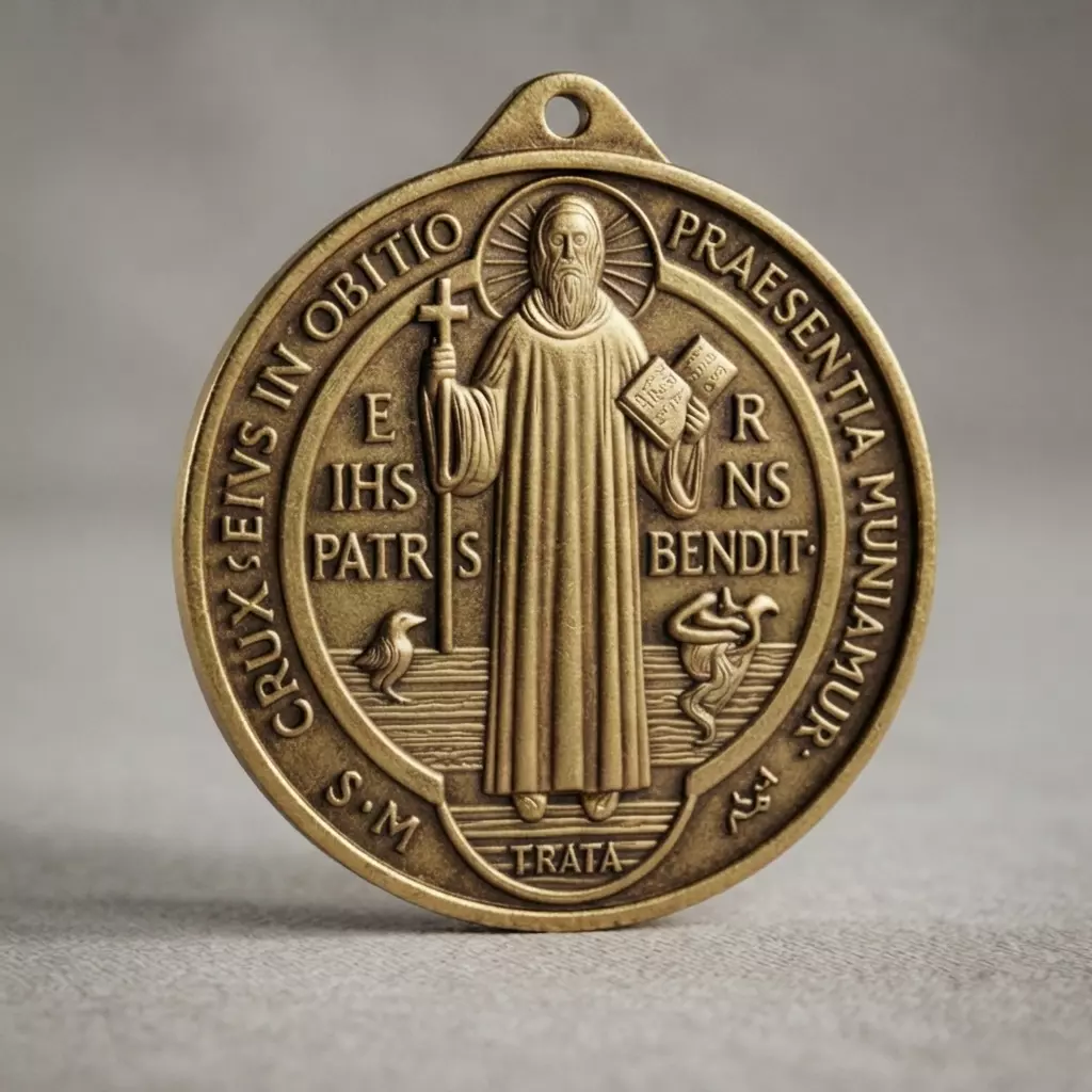 Saint Benedict Medal 3D Model 3D print model