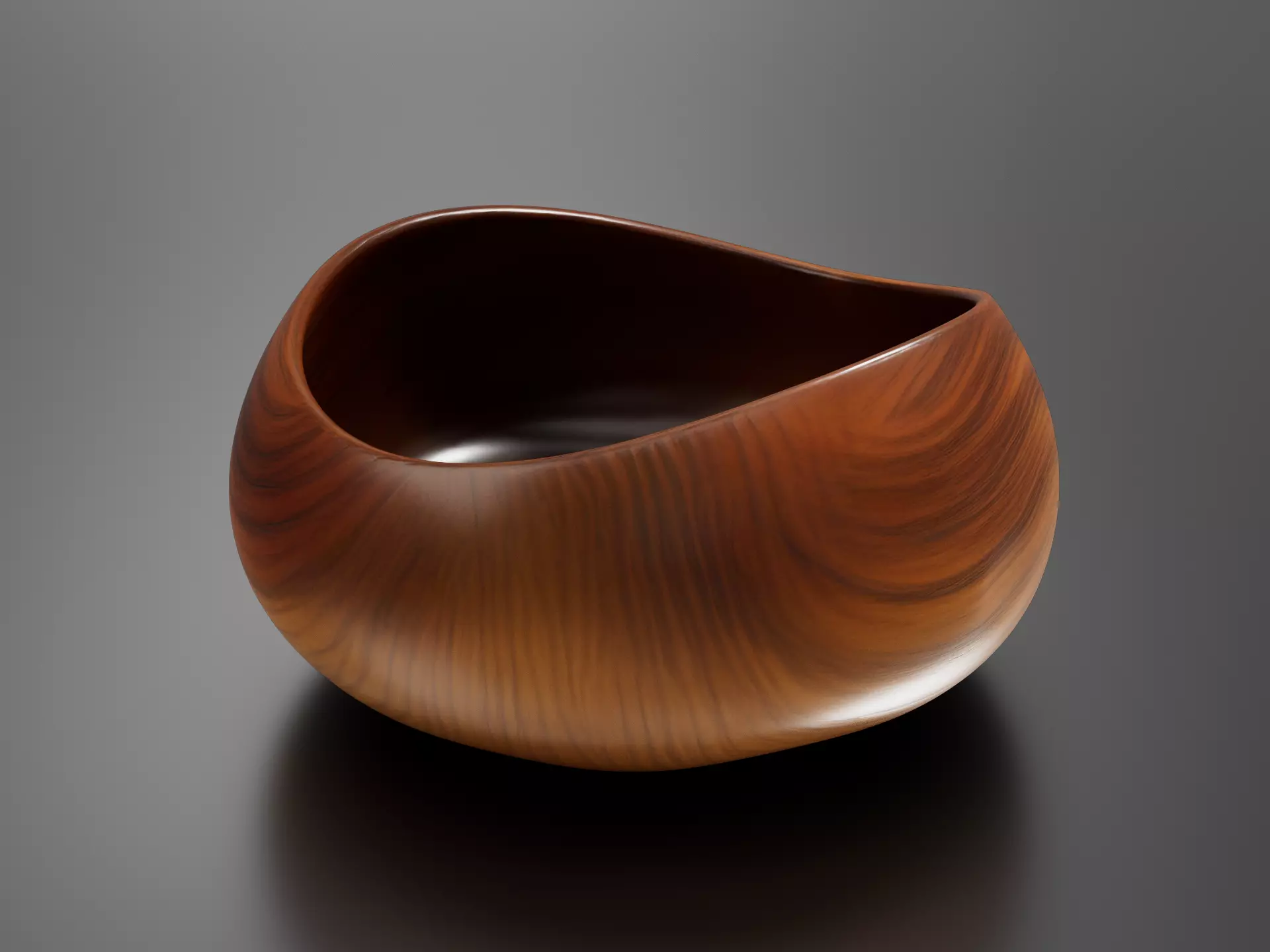 Wooden plate 018 3D print model