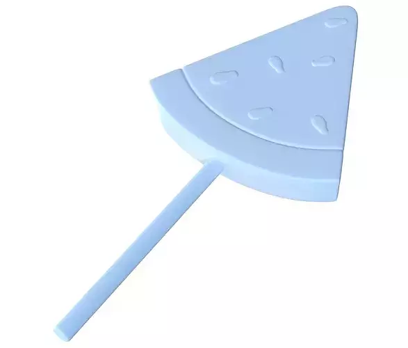 Watermelon Lollipop 3D print model 3