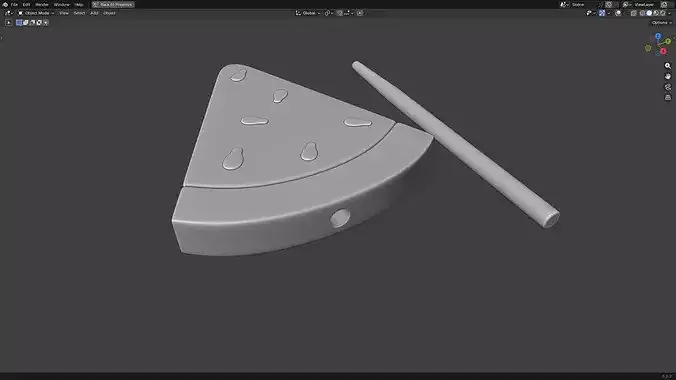 Watermelon Lollipop 3D print model 4