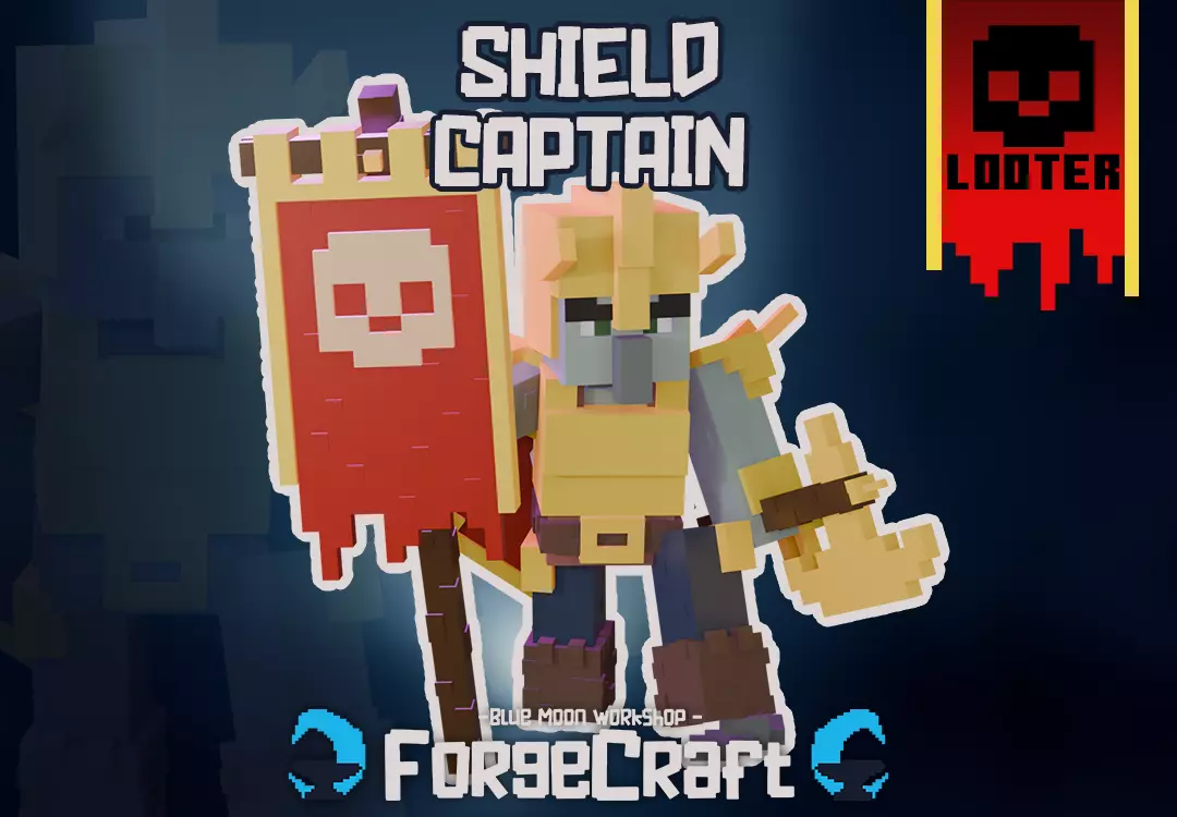 LOOTER SHIELD CAPTAIN 3D print model