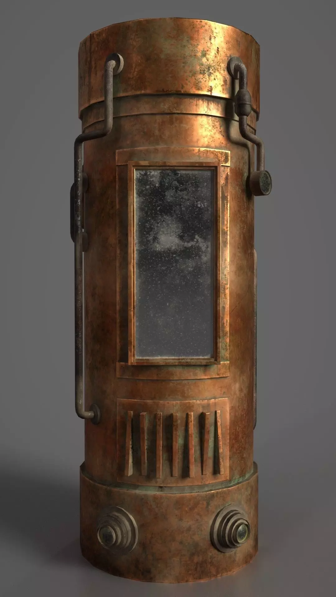 Old Boiler Low-poly 3D model