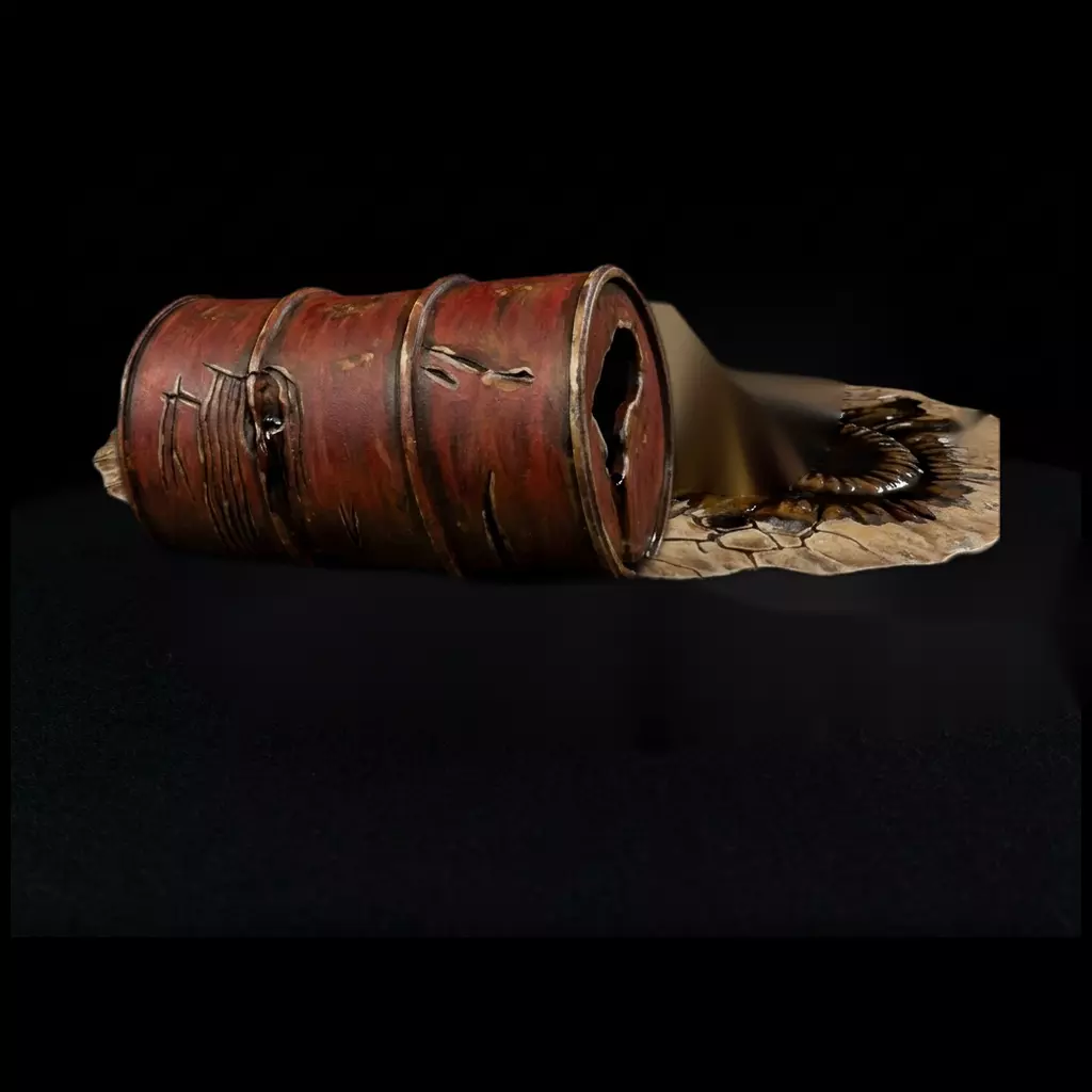 1-87 HO Drum Prop for Dioramas Printable STL 3D print model