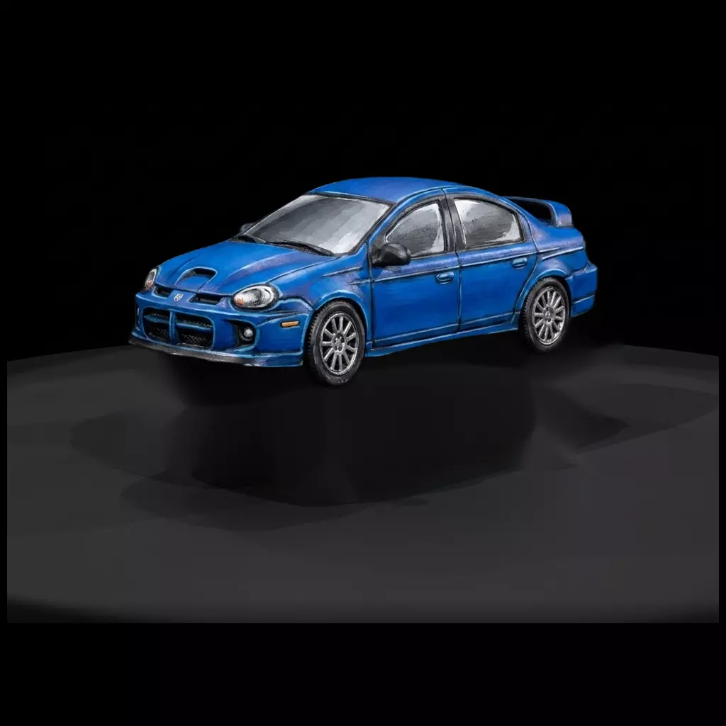 1-87 HO Dodge Neon SRT4 Printable STL 3D print model