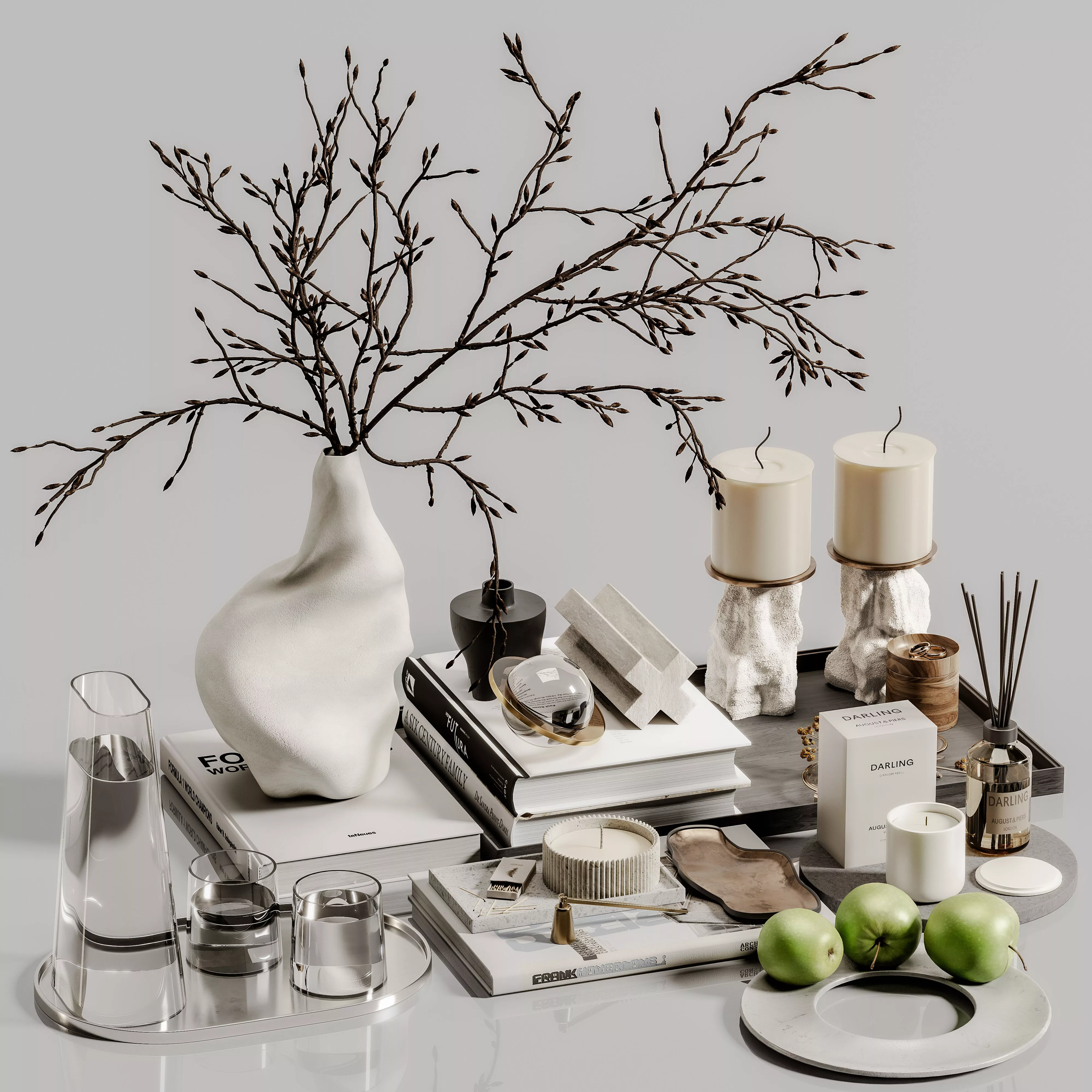 decorative set 163 3D model