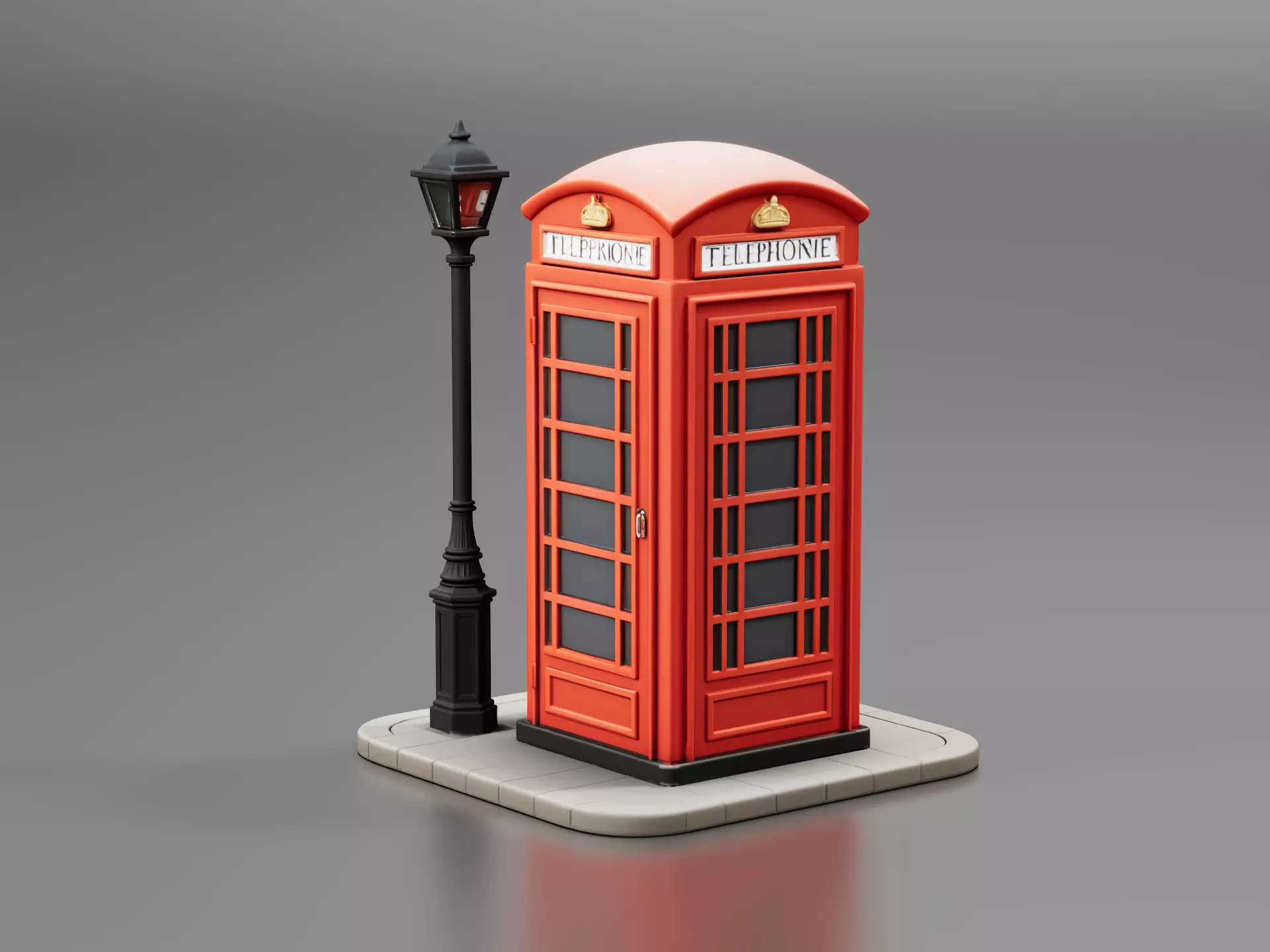 Phone Booth 3D print model