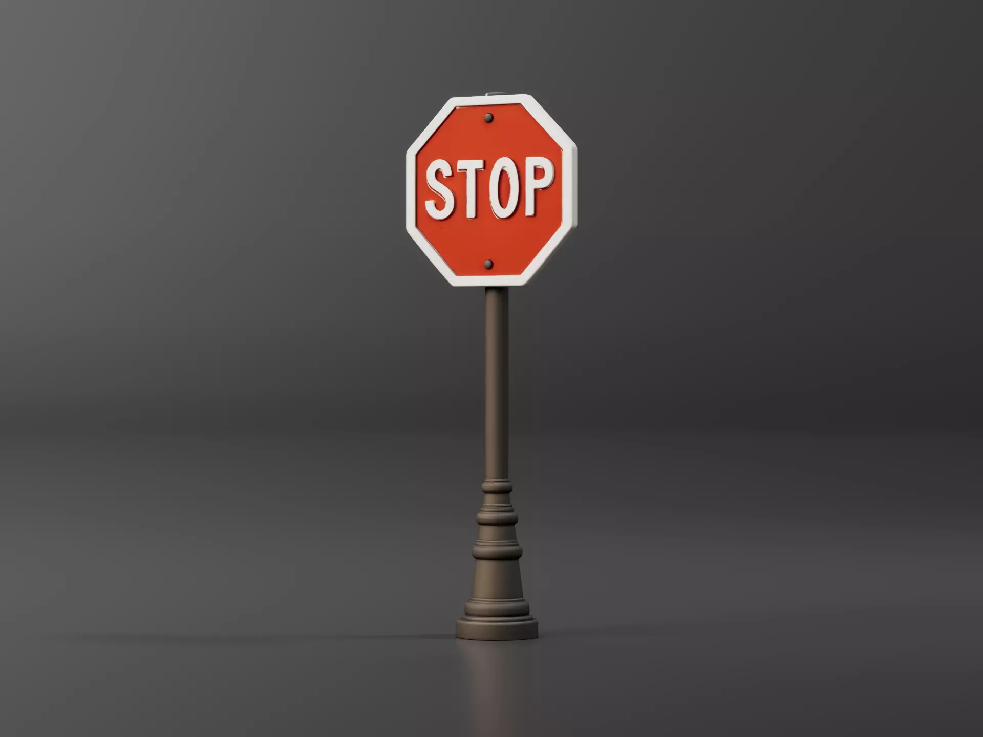 Stop Sign 3D print model