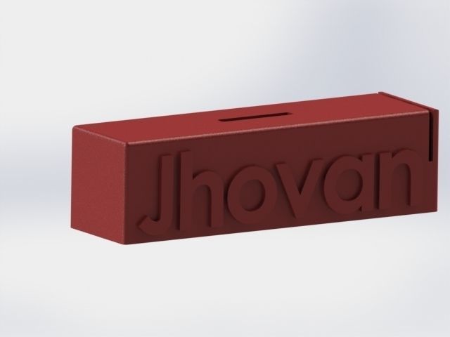 Moneybox Customizable 3D print model