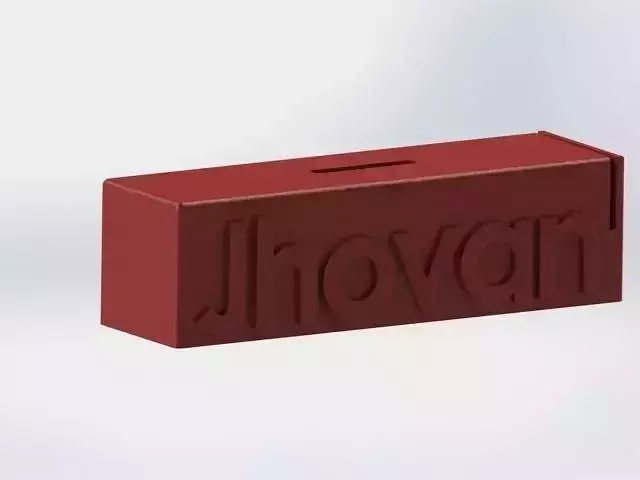 Moneybox Customizable 3D print model