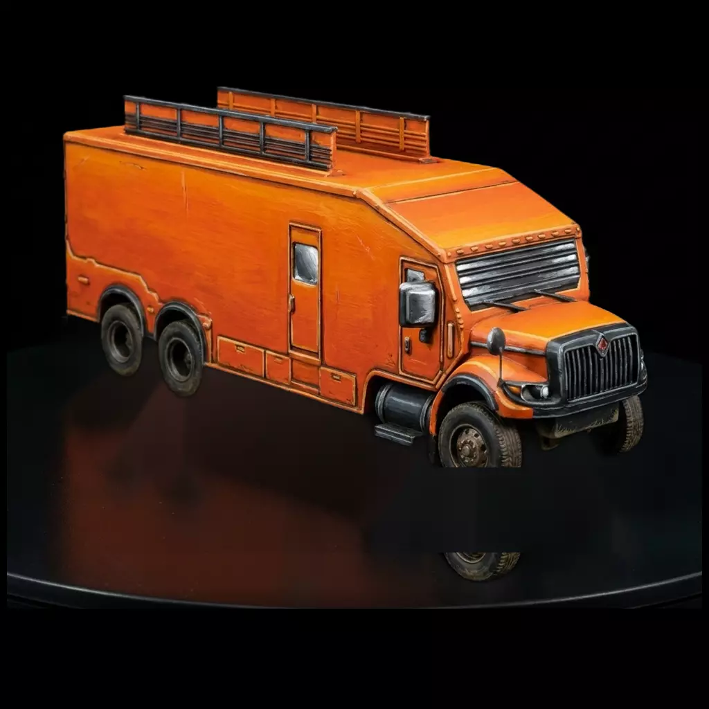 1-87 HO Heavy Duty Box Truck Printable STL 3D print model