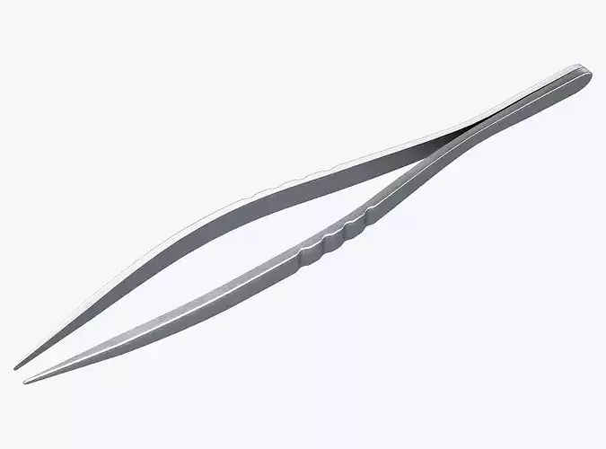 Antique Curved Forceps M2