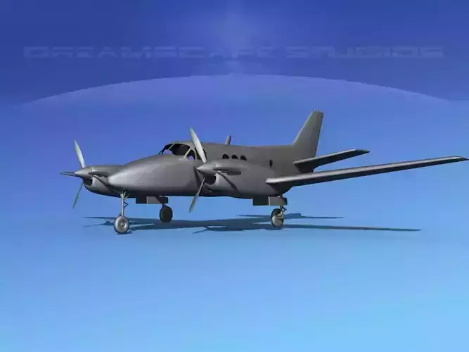 Beechcraft C-6 Transport VBM 3D model
