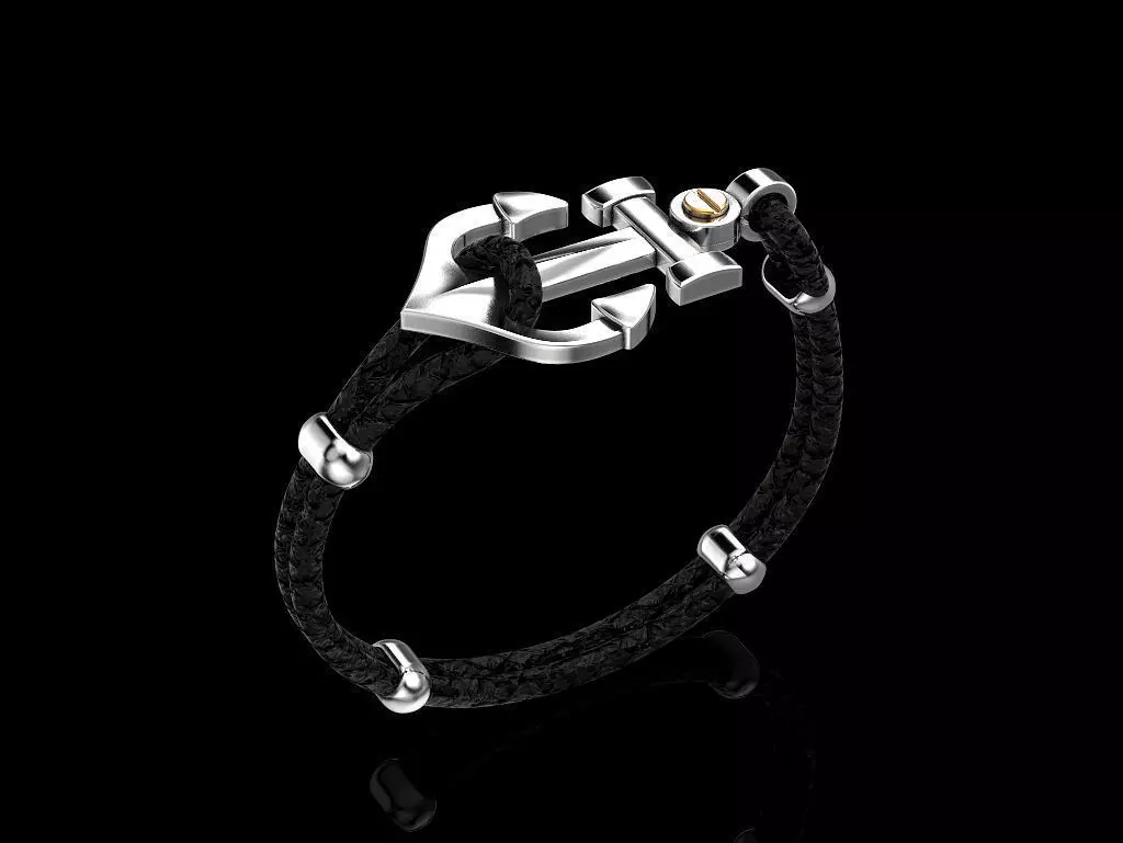 Bracelet anchor 3D print model