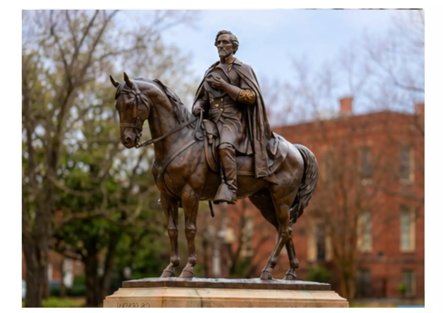 Jefferson Davis Equestrian Commander 3D print model