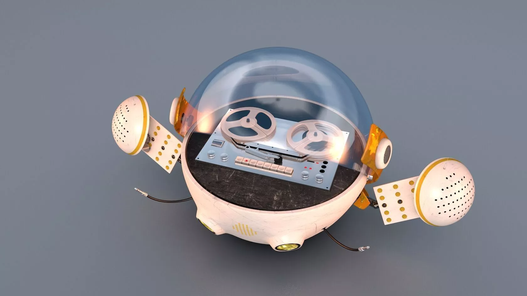 Soundbot Roboter Sound System 3D XPRESSO 3D model