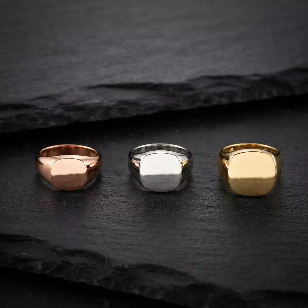 Jewelry Signet Ring v12 S M L Sizes Pack